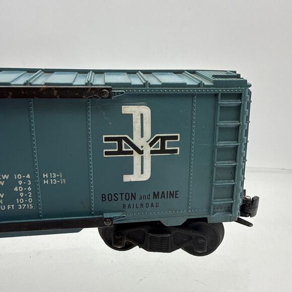 Boston and Maine 6464 475 original Lionel postwar boxcar complete clean original